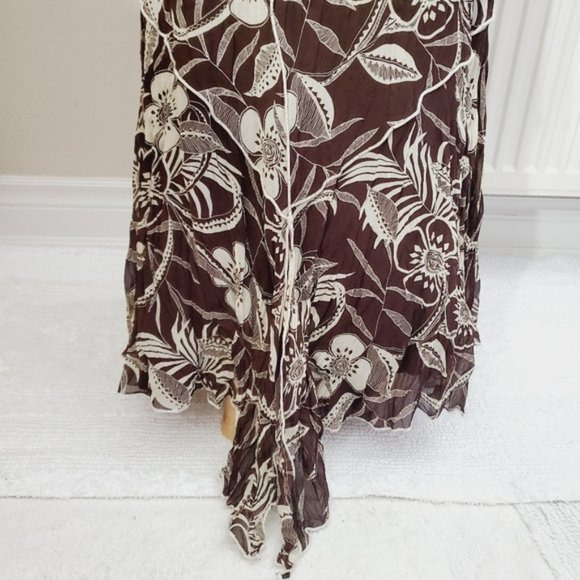 Linea Domani Creped Maxi Dress- Size 10 - Picture 12 of 15